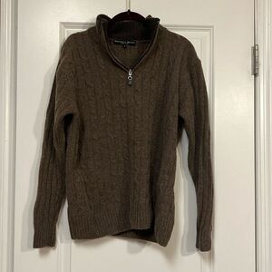 Daniele Blasi Made in Italy 3/4 Zip Wool Pullover Sweater